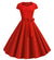 Red Vintage 50s Dress