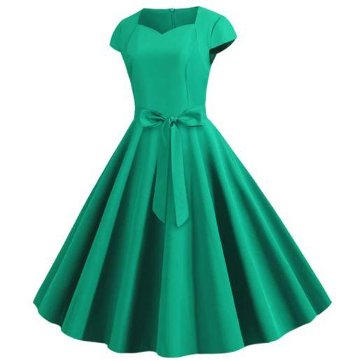 Green Vintage 50s Dress
