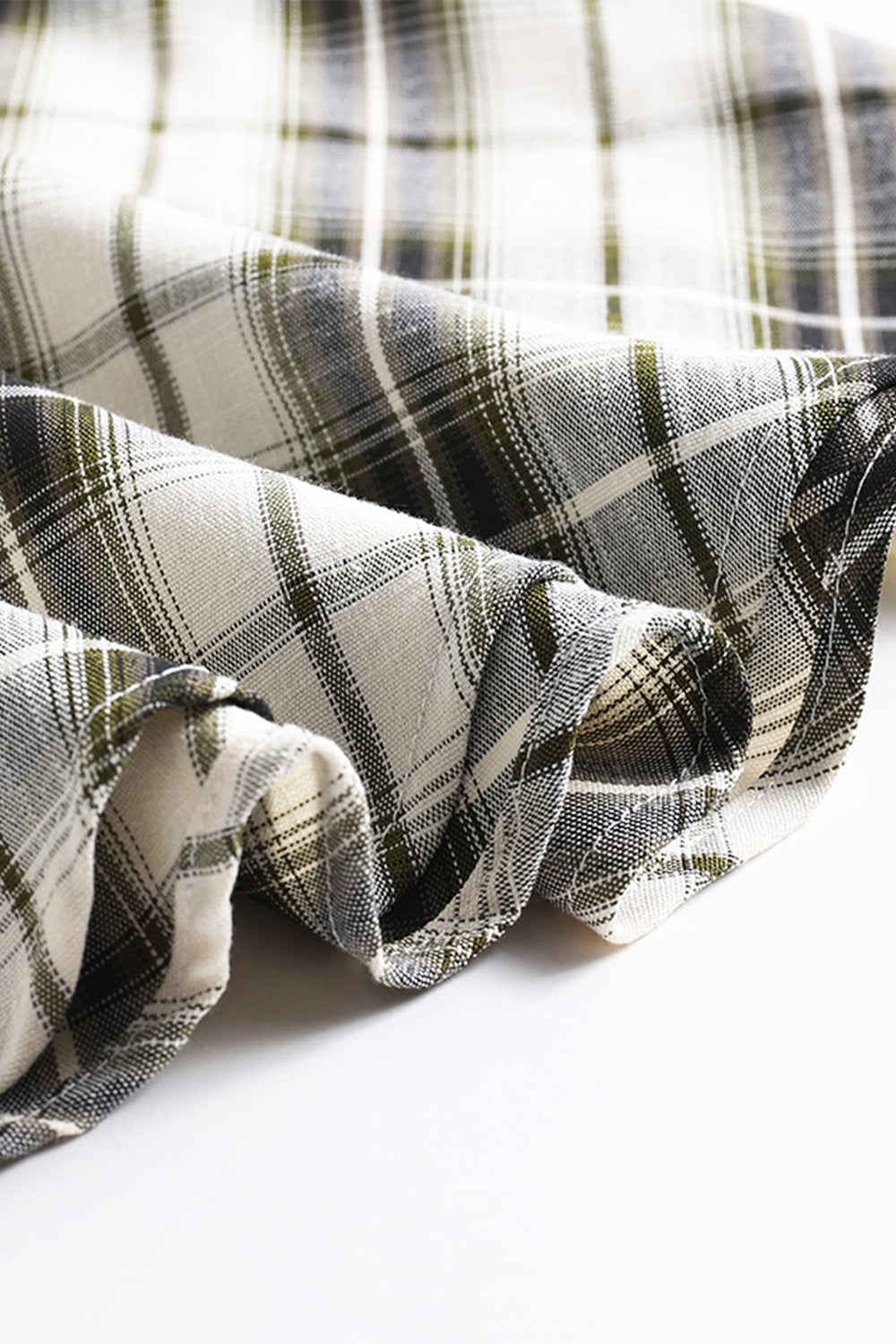 Vintage 50s Plaid Swing Dress