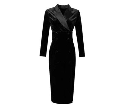 Black Good Quality Vintage Dress