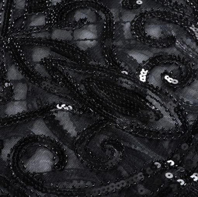 Gatsby Shawl Black