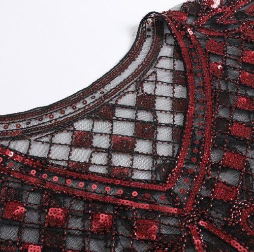 Red Gatsby Shawl