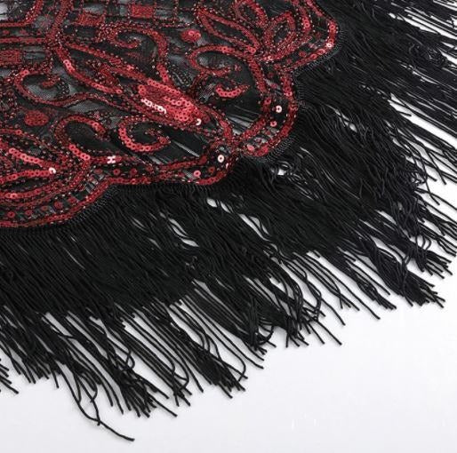 Red Gatsby Shawl