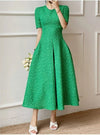 Women's 40s Green Dress