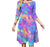 Women's 70s Vintage Colorful Dress