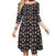 Women's 70s Vintage Print Dress