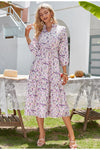 Vintage Floral Maxi Dress