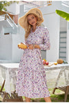 Vintage Floral Maxi Dress