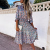 Vintage Floral Maxi Dress