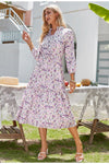 Vintage Floral Maxi Dress