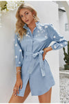 Light Blue Vintage Mini Dress
