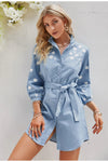 Light Blue Vintage Mini Dress