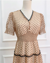 40s Vintage Champagne Dress