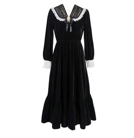 Vintage 40s Out-Fit Dress Black