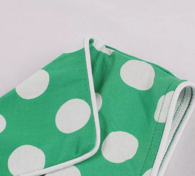 Little 50s Green Polka Dot Dress