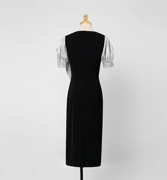 Petite Black Vintage Dress