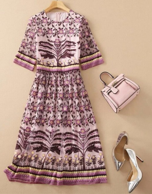 Petite Vintage 40s Dress