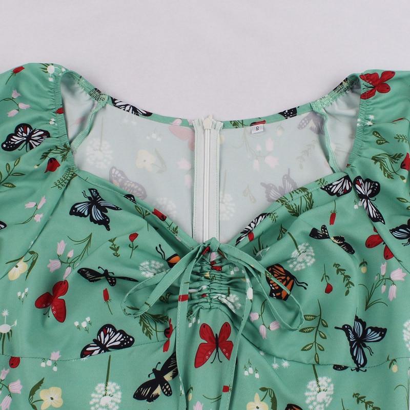 1950 Summer Butterflies Dress