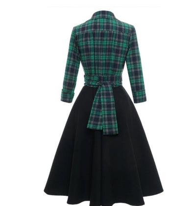 50s Plaid Dress