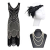 20s Fringe Dress Gold