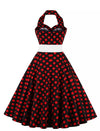 Retro 50s Polka Dot Dress