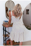 Black And White Vintage Polka Dot Dress