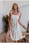 Black And White Vintage Polka Dot Dress