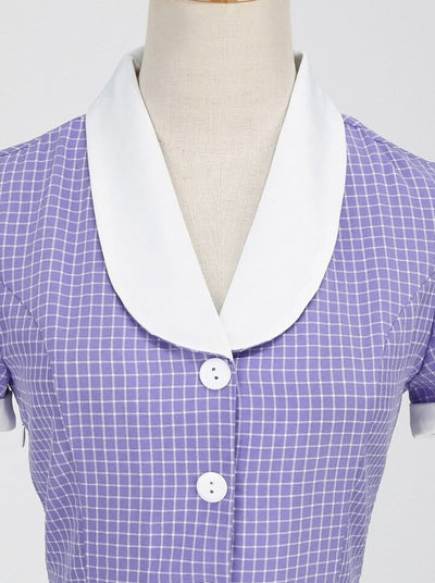 Lavender 50s American Dress