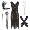Chic Black 1920s Dress