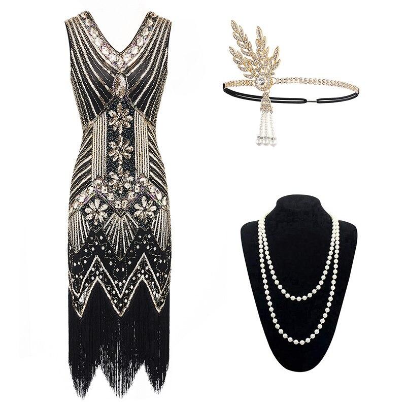 Gatsby Gold 20s Dress