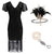 20s Prohibition Edition Dress Black