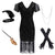 Black Prohibition 20s Dress