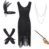 Black Vintage 1920s Dress