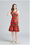 40s Dress 45 Red