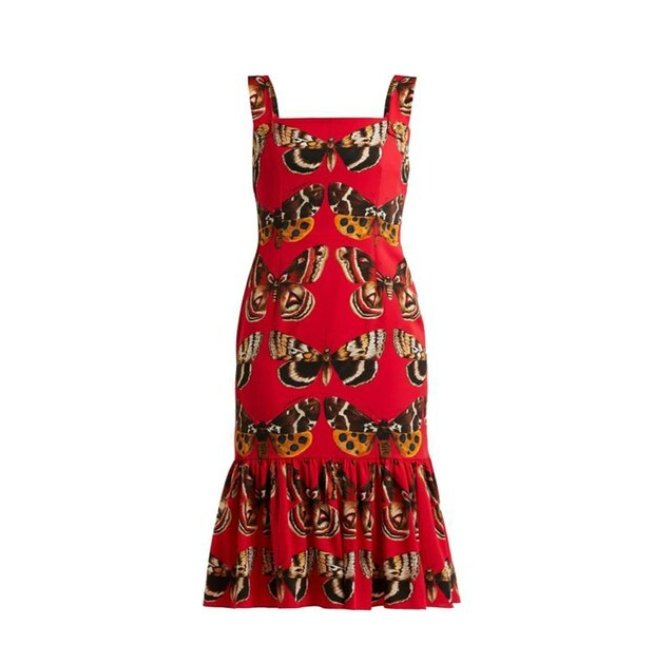 40s Dress 45 Red