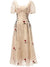 Dress Year 40 50 Beige