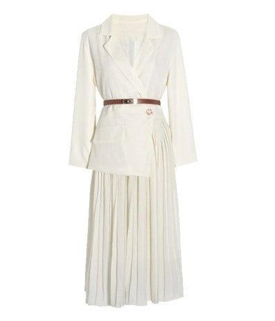 White Classic 40s 50s Dress