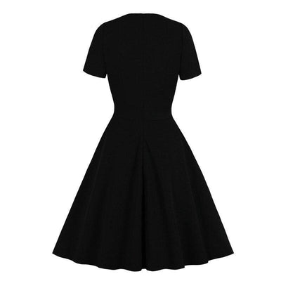 Black 50s 60s Dress