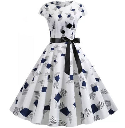 50s Dress With Modern Patterns