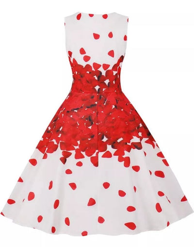 50s Dress With Petals