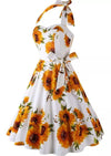 50s Dress With Sunflowers