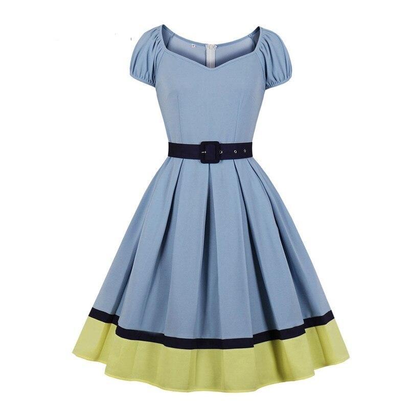 Two-Tone 50s Dress