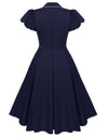 Navy 50s Dress