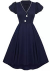 Navy 50s Dress