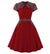 Chic 50s Dress Red