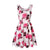 Pink Flower 50s Dress