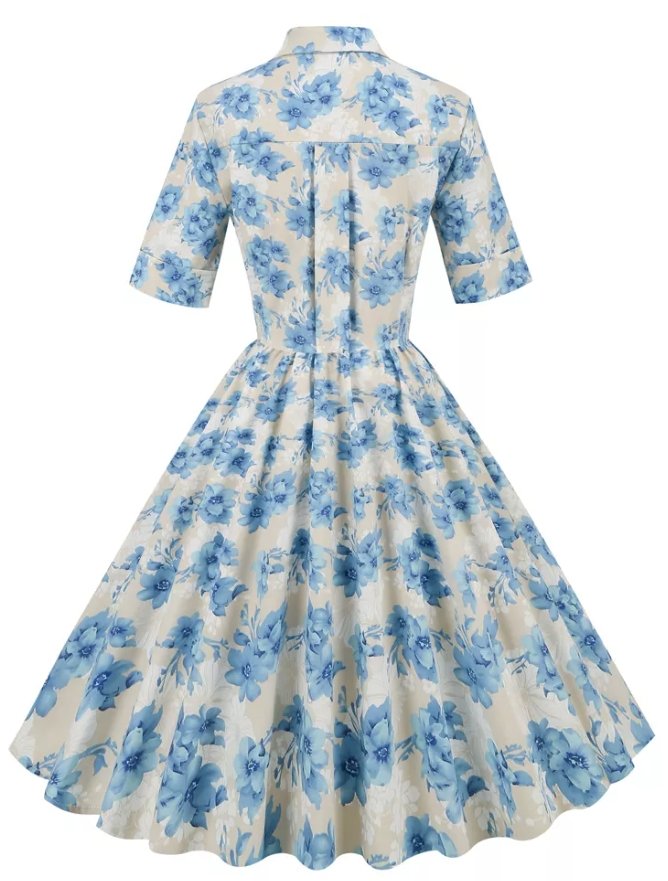 Floral 50s Dress