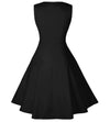 Plus Size 50s Dress Black