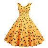 Yellow 50s Dress