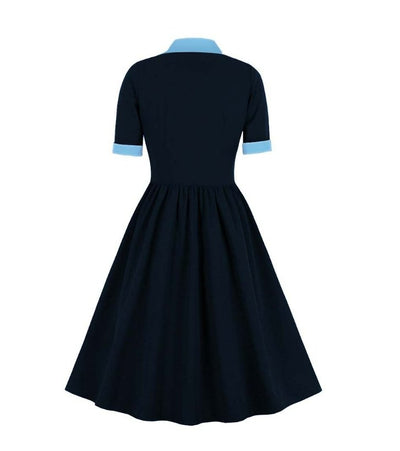 Mid-Knee 50s Dress